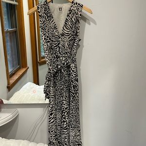 Anne Klein zebra long dress